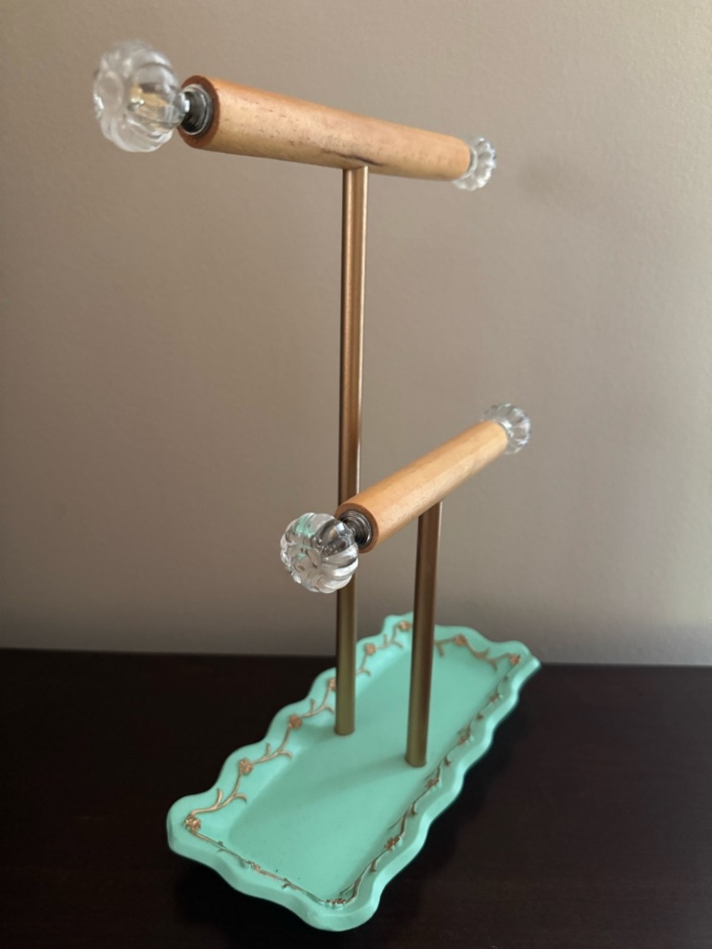 Aqua jewelry stand/holder